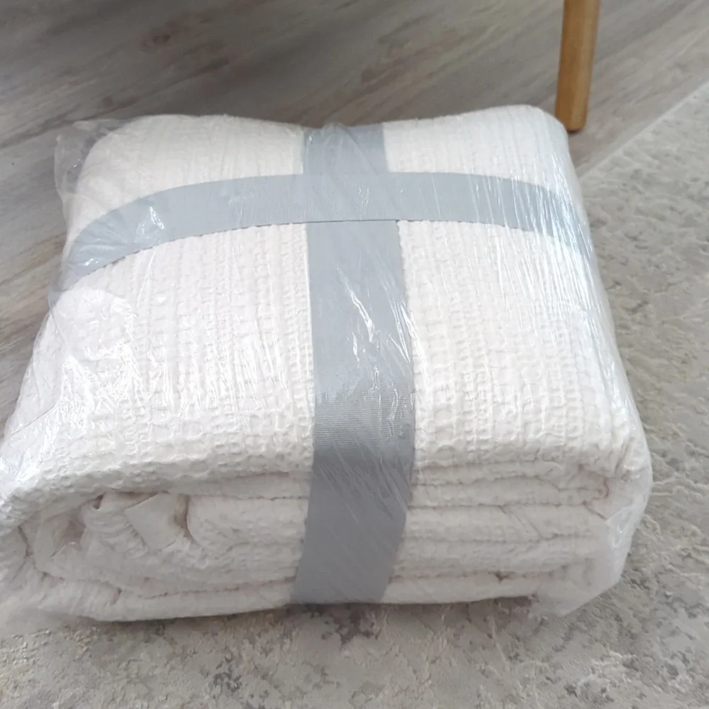 Great Bay Home 100% Natural Cotton Duvet Cover Set, King/California King Size
